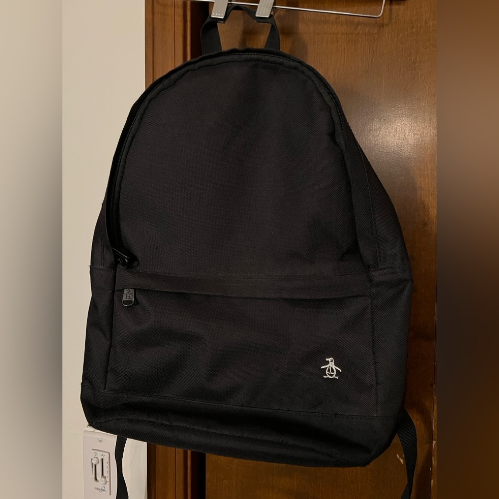 Original Penguin Black Backpack
